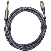 USB Type Audio Cable,USBC to 6.5 6.35mm audio cable For electronic piano, guitar, Mixing Console sound card amplifier connection