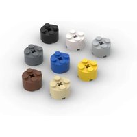 MOC 10PCS Puzzle Particle 6143 2x2 Round With Axle Hole Building Blocks 3941 Plate Bricks Educational Toy Gifts Dropshipping