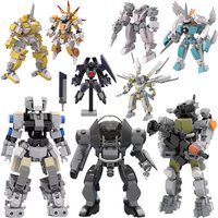 Exoskeleton mecha soldier building blocks MOC Mechanised Marine Suit Robots War Mech Model DIY Kids Puzzle Toys Birthday Gift
