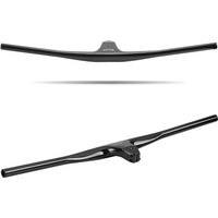 AliExpress ZTTO Full Carbon Fiber MTB Bike Integrated Handlebar -17 degree Unit 740mm*0mm Titanium Screw XC cross country Bicycle Handlebar