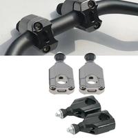 AliExpress NONE 28mm 1 1/8' Motorcycle Front HandleBar Mount Clamps Riser Adaptor Dirt Bike ATV Motorcycle HandleBar Clamp Adaptor Aluminum