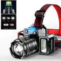 AliExpress cycle zone LED Sensor Headlamp Camping Search Light Rechargeable Powerful Head Lamp Front Lanterns Headlights 5 Styles Head Flashlight