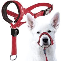 Quick-release Dog Muzzle for Dog Head Halter Muzzle with Safety Strap Anti-biting Dog Muzzle To Stop Dog Pulling on the Leash