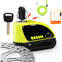 AliExpress Extractme Motorcycle Alarm Disc Brake Lock 120dB Bicycle Wheel Disk Padlock Security Anti-Theft Lock Scooter Alarma Motocicleta