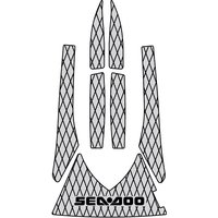 Customed Jet Ski Mats Non-Slip Durable EVA Marine Traction Pads For SeaDoo GTX 4-TEC DI RXT 2002 2003-2008 rhombus texture