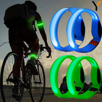AliExpress NONE Outdoor Sports Night Running Armband LED Light USB Rechargeable/Battery Safety Belt Arm Leg Warning Wristband Cycling Bike
