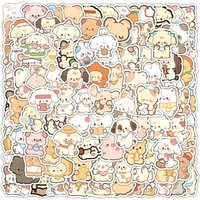 AliExpress 100PCS Cartoon Cute Hand Drawn Animals Mxied Graffiti Stickers for Bicycle Hand Account Pencil Case Decals