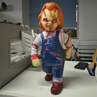 Chucky 1:1 Stand Statue Horror Killer Doll Child's Play Big Chucky Baby Halloween Party Decorate Props Figure Model Collectible