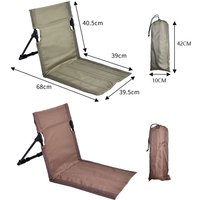 Thickened Ultra-Light Folding Chair for Camping, Beach, Road Trips - Durable Aluminum Alloy, Portable Comfortable, fishing Chair