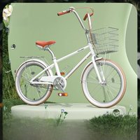 AliExpress OLOME Chase 2025 New Women's Bicycle Men's And Women's Work Commuting Adult Lightweight Commuting Student Retro Old-fashioned Car