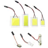 T10 Led White COB Plate Car Interior Dome Light Bulb Festoon 16/24/36/48LED 12V White Car Interior Dome Reading Trunk Lamps
