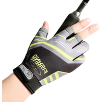 AliExpress NONE Fishing Gloves Men Summer Three Finger Cut Gloves for Fishing Sun Protection Male Anti-Slip Cycling Drive Breathable Thin Gloves