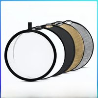 SmallRig 5-in-1 Collapsible Circular Reflector with Handle (22") Multi Color Outdoor Photography Light Reflectors -4127