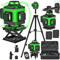 3D/4D 12/16 Line Laser Leveler 3 ° Automatic Leveling Machine USB Rechargeable Battery Leveling Tool Vertical Horizontal Laser Leveler