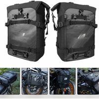 AliExpress SOYAVISION Motorcycle Back Seat Bag 10/20/30L Waterproof Multifunctional Saddle Side Luggage Bag cycling backpack Universal Saddle bag