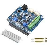 Stepper Motor HAT for Raspberry Pi HR8825 Drives Two Stepper Motors Up to 1/32 Microstepping for RPI 5 4B 3B+ 3B Zero 2 W 1.3
