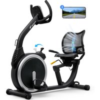 AliExpress MERACH Recumbent Exercise Bike High-end for Home Light Commercial Bikes for Seniors Adult Magnetic Stationary Heart Rate Handle
