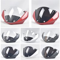 AliExpress NONE Bare Bicycle Smoke Windshield Deflector W / Bracket Mounting Screws for DUCATI MONSTER 797 821 1200S 2018-2021