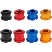 AliExpress DEEMOUNT 5Pcs Bicycle Crankset Bolts 6.5/8.5mm Single Double Chainrings Screw Outer Nut Dia. 10mm Mtb Road Bike Parts