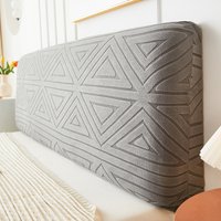 Universal Bedhead Protective Cover High Elasticity Dirt-Proof Easy Install All-Season Bedhead Cover