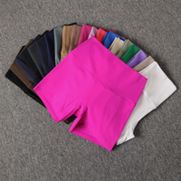 AliExpress NONE Solid Color Women Fitness Sport Short High Waist Yoga Short Legging Bike Soft Squatting Proof Comprehensive Training Jog Athleti