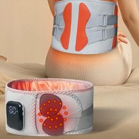 Heating Waist Massage Belt 3 Vibration Levels Rechargeable 5 Heat Back Belt Body Care for Adult Masajeador Waist Massage Device