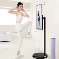 hot products 22 inch Android12 smart interact screen built-in battery with usb wifi moveable stand hd touch Lcd smart tv