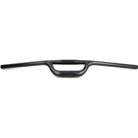 AliExpress NONE New Foled bike 3K full carbon fibre bicycle handlebar 9.5 degrees backsweep double tube carbon handlebar MTB 66mm rise