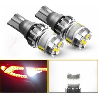 AUXITO W16W T15 LED Bulb Canbus Error Free Backup Reverse LED T16 921 912 LED Bulbs Car Lights Brake Lamp Stop Light White DC12V