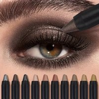 Colorful Shimmer Eyeshadow Stick Double Ended Metallic Pearlescent Highlighter Makeup Pigment Silkworm Eyeshadow Pen