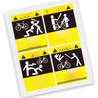 AliExpress MOONBIFFY 3DMTB Bike Scratch Resistant Protect Frame Removeable Sticker Road Bicycle Paster Don't Move My Bike Car Auto Decal Guard Cover