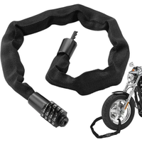 AliExpress Bike Chain Locks Anti Theft Heavy Duty Bicycle Chain Lock 3.9 Feet Long Secure Chain Lock 4-Digit Combination Lock For Bikes