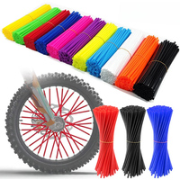 AliExpress NONE Universal Motorcycle Dirt Bike Wheel Rim Cover Spoke Skins Wrap Tubes Decor Protector 72 Pcs 10 Colors Motorcycle Accessories
