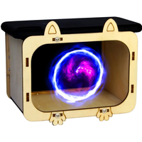 3D holographic cinema TV projector scientific experiment handmade materials for children and pupils