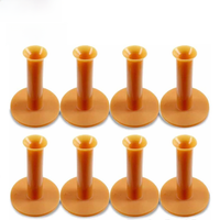 8pcs 75cm Rubber Golf Tees for Mats,Driving Range Tees Golf Mat Tees Fit for Practice Mat Indoor Outdoor Simulator