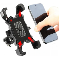 AliExpress AILEHKUO 360 Degrees Bike Phone Holder Universal Bicycle Handle Phone Holder for 4-7 inch Mobile Phone Stand Shockproof Bracket Support