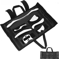 7 in 1 Muscle Scraper Tool Set for Deep Tissue Massage Gua Sha Stainless Steel Fascial Release Soft Tissue Mobilization Tools