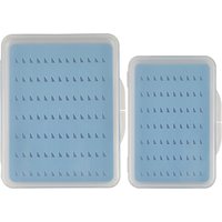 Aventik Transparent Clear Slim Fly Fishing Box With Blue Foam Fishing Tackle Storage