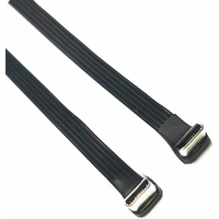USB-C Type C Male UP Down Angled 90 Degree to USB C type c Female Data Cable USB Type-c Flat Cable 0.2m/0.5m/1m/1.5m