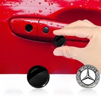 Car Lock Keyhole Stickers Door Lock Protect Car Stickers Emblem For Mercedes Benz AMG A R G Class GLK GLA CLA GLB GLC C200 E200