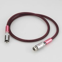110ohm AES/EBU Digital Audio Cable Silver Balanced XLR Plug XLR Cable for DAC/Preamp/Amplifier