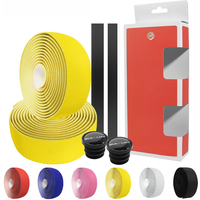AliExpress BUCKLOS Road Bicycle Handlebar Tape EVA PU Anti-Vibration Handle Bar Tape Cork Gravel Racing Bike Wrap Belt Cycling Accessories