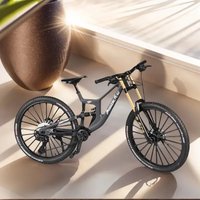 AliExpress NONE New 1:8 Model Mini Alloy Bicycle Diecast Metal Toy Bikes Shock Absorption Mountain Finger Bicycle Simulation Collection Toys