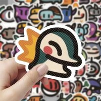 AliExpress TAKARA TOMY 100pcs Pokemon Kawaii Stickers Old School Sticker Charmander Pikachu Psyduck Artist Work Gifts for Kids for Bike Guitar Laptop