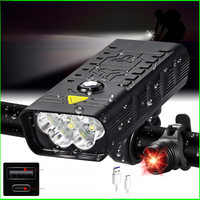 AliExpress TRLIFE 10000mAh Bike Light USB Rechargeable 5000 Lumens Bike Headlight 6T6 LED Super Bright Flashlight Front Lights and Back Rear light