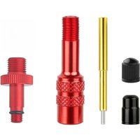 AliExpress Deemount 8V1 Thread 5V1 Thread AV Nozzle Inflation Aluminum Alloy Adaptors W/ 4 Spare O-rings Fits MTB Road Bicycle IFP Type Nozzle