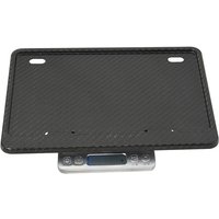 AliExpress NONE Real Carbon Fiber Registration Plate Holder License Plate Holder Modified Universal for Motorcycle Street Bike Scooter