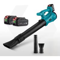 YOFIDRA 2000W Electric Air Blower 6-Speeds Regulation For Makita Battery Pin Leaf Blower Clean Fallen Leaves Dust Snow Tool