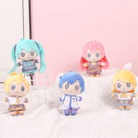 New Kawaii Cartoon Hatsune Miku Doll Cute Plush Pendant School Bag Pendant Key Chain Doll Toy Doll Children's Birthday Gift