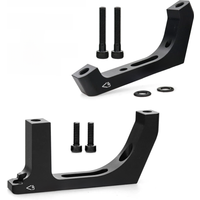 AliExpress kocevlo KOCEVLO SM-MA-F160P/D R160P/D Flat-Mount to Post-Mount caliper Adapter for 160mm Rotor Road Disc Brake FM to PM